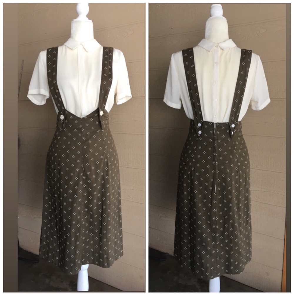 1940s Suspender Dress